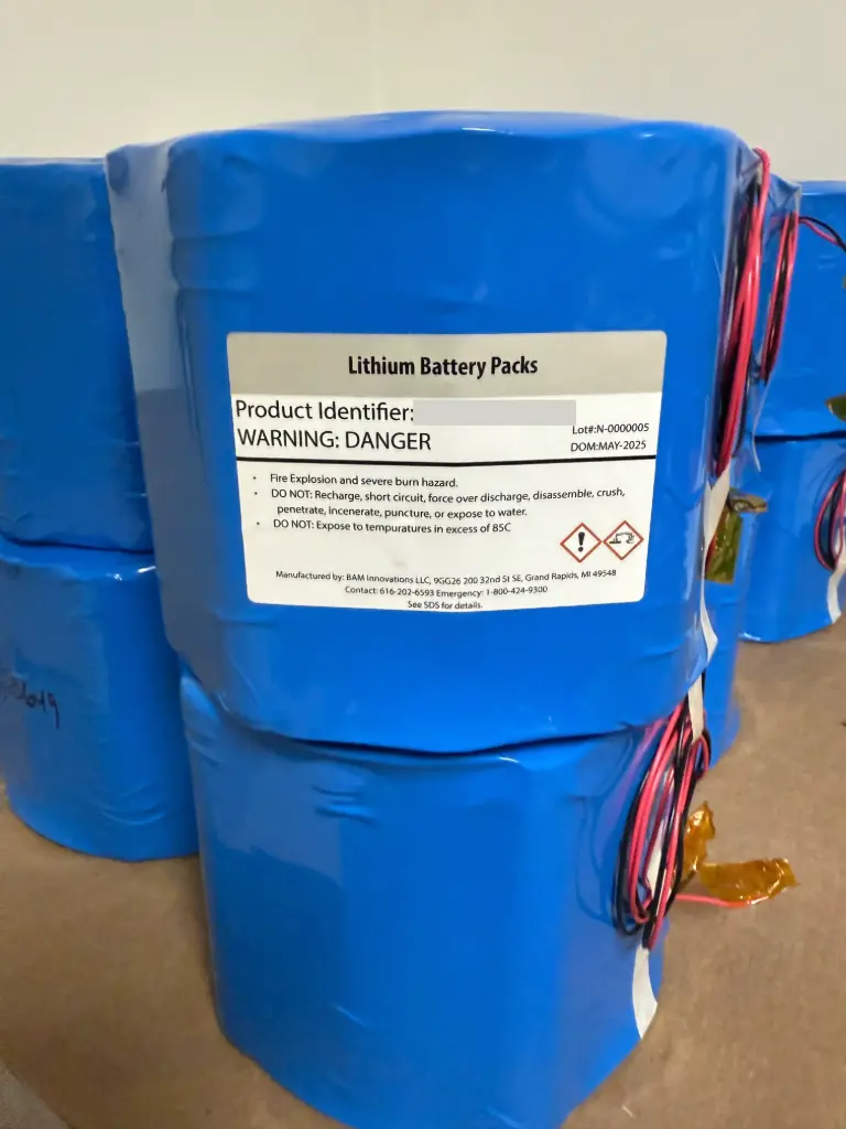 Primary Lithium Battery Packs 4S-3P